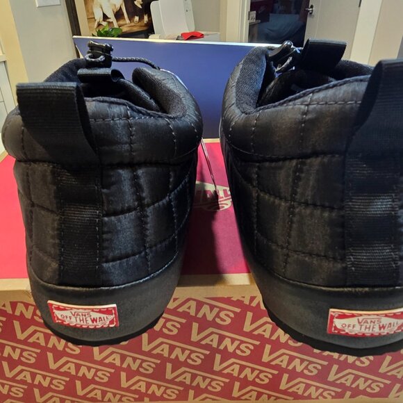 Vans Nylon Chukka Slip-Er Mid Top Slipper Black UltraCush Mens 12 new rare - Picture 3 of 14